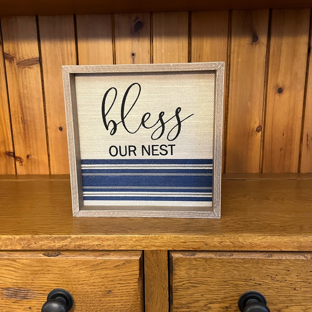 Bless Our Nest Framed Wall Art